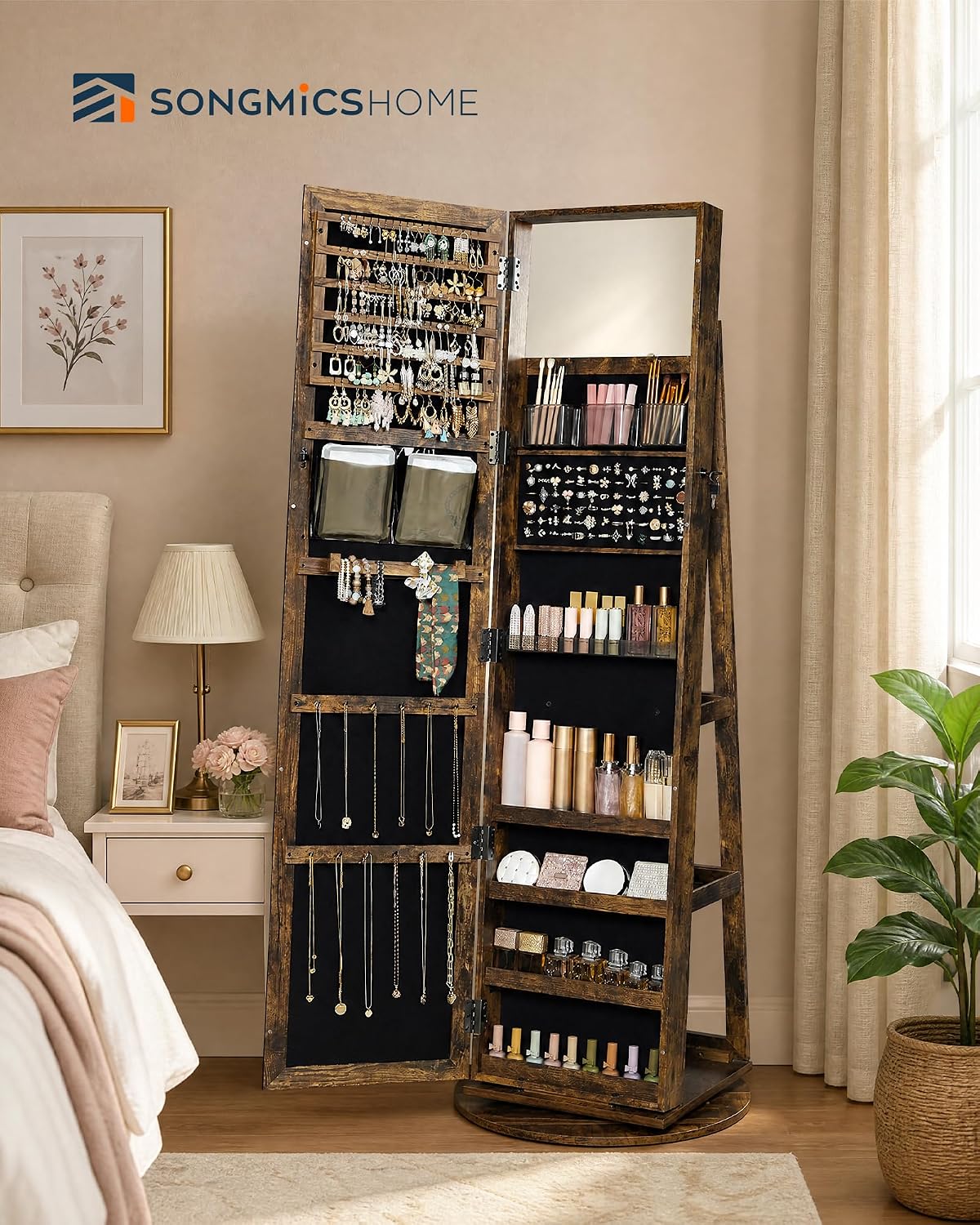 Ayaklı Mücevher Dolabı, Depola - Full Length Mirror Jewelry Armoire incelemesi ve fiyatı
