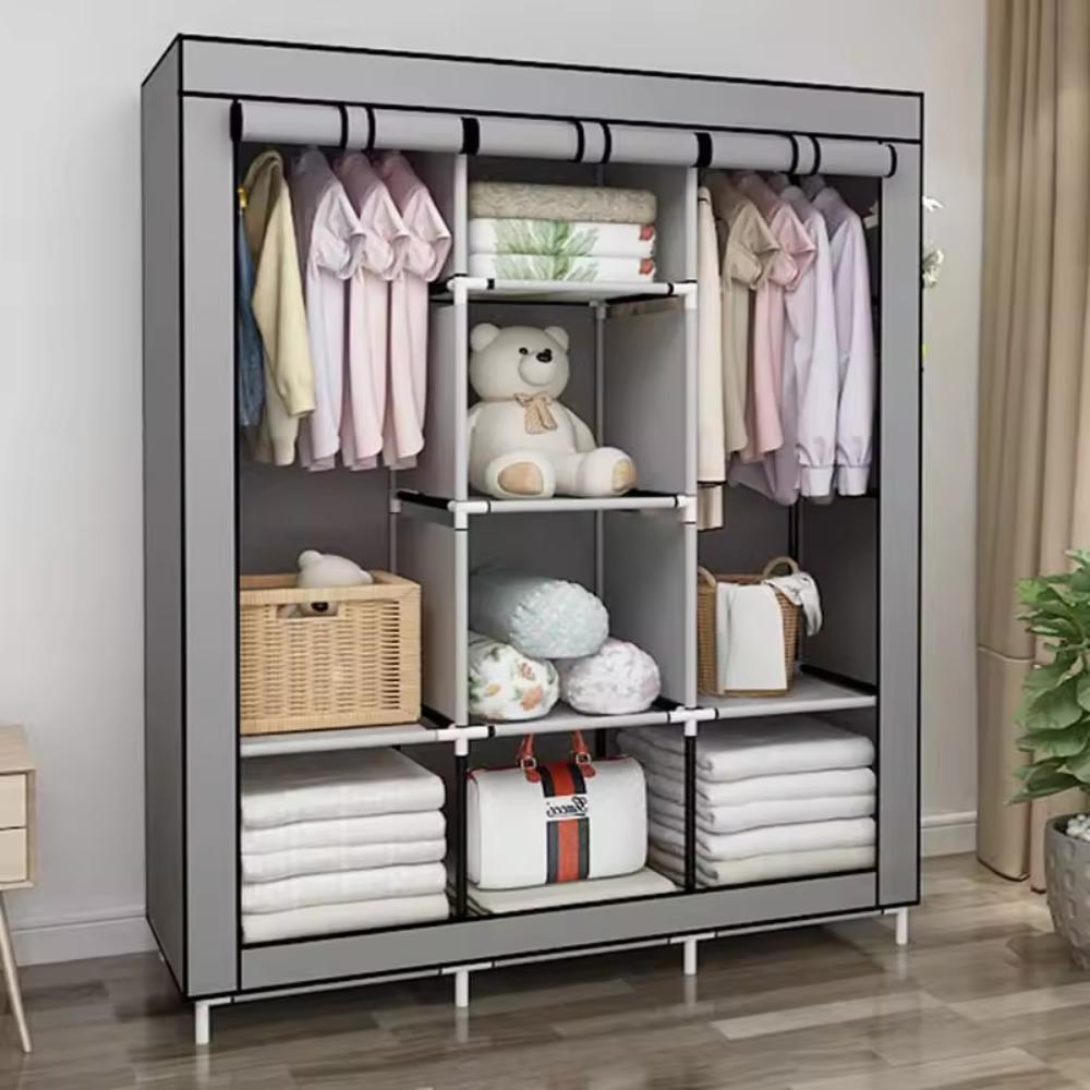 64 İnç Taşınabilir Giysi Dolab - Wardrobe Closet Portable Fabric Cover incelemesi ve fiyatı