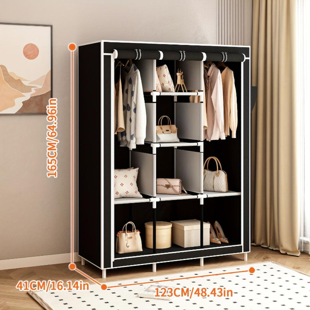 64 İnç Taşınabilir Giysi Dolab - Wardrobe Closet Portable Fabric Cover incelemesi ve fiyatı