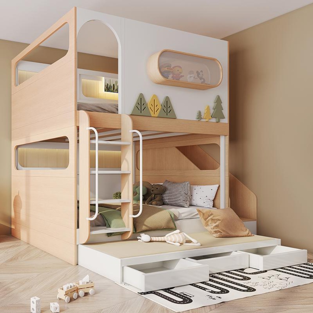 Uzay Kapsülü Tırmanma Çıtalı Y - Bunk Bed With Stairs And Slide incelemesi ve fiyatı