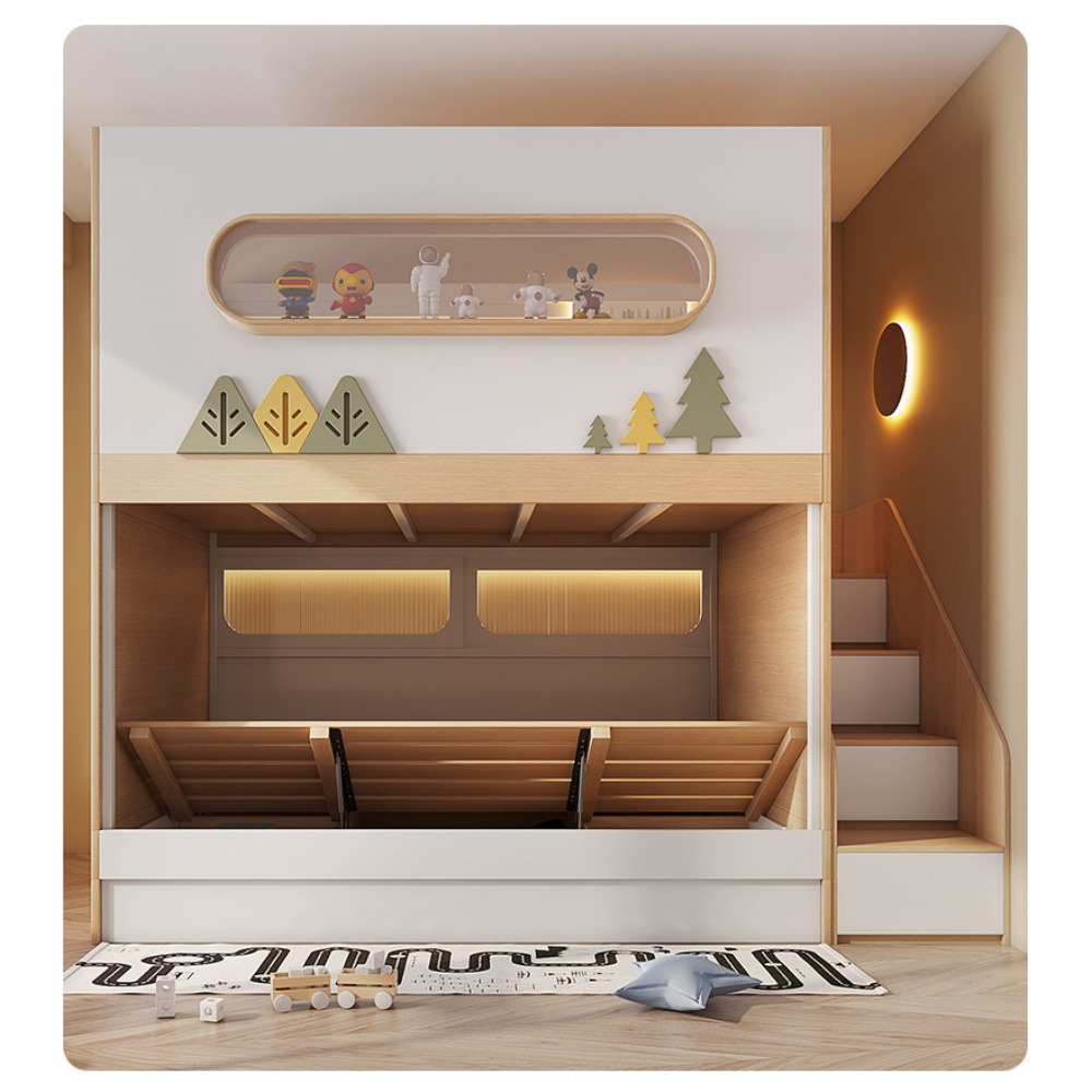 Uzay Kapsülü Tırmanma Çıtalı Y - Bunk Bed With Stairs And Slide incelemesi ve fiyatı