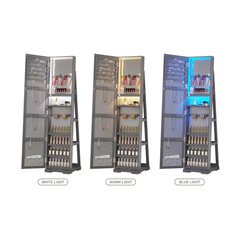 Tam Boy Aynalı LED Takı Dolabı - Full Length Mirror Jewelry Armoire incelemesi ve fiyatı