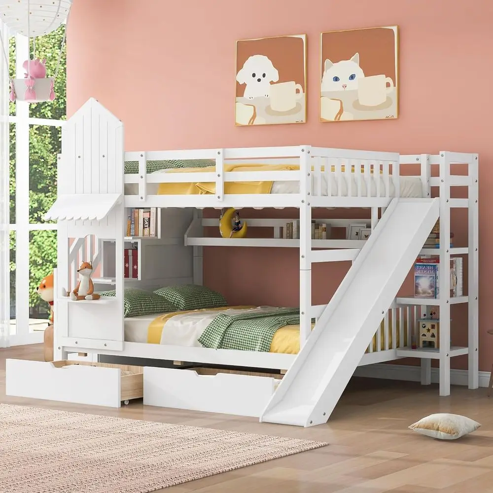 Çocuklar ve Gençler İçin Kaydı - Bunk Bed With Stairs And Slide incelemesi ve fiyatı