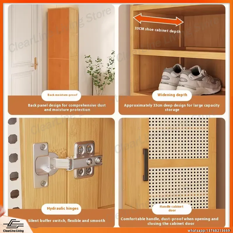 Evde Kullanım İçin Modern Çok  - Shoe Rack Cabinet Narrow Entryway incelemesi ve fiyatı