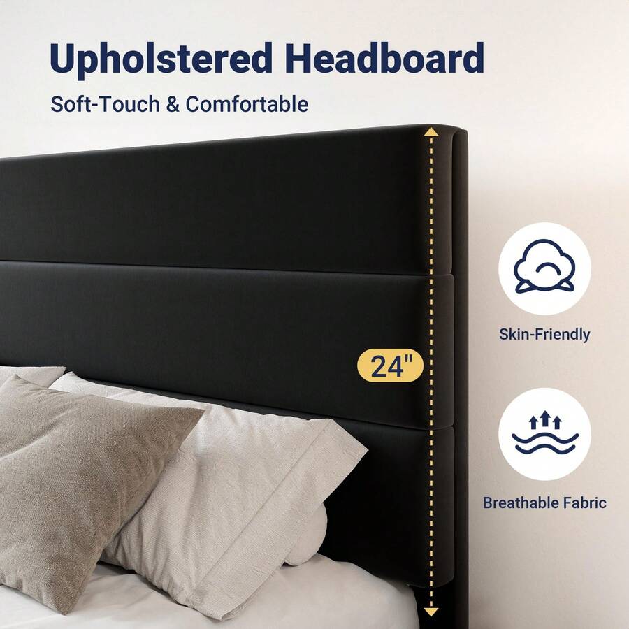 Tam/Kraliçe/Kral Boy Platform  - King Size Bed Frame With Storage Drawers incelemesi ve fiyatı