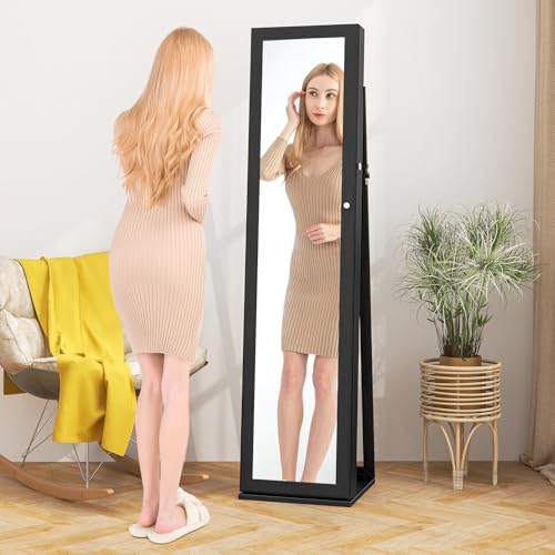 62 inç Yüksekliğinde Tam Boy A - Full Length Mirror Jewelry Armoire incelemesi ve fiyatı