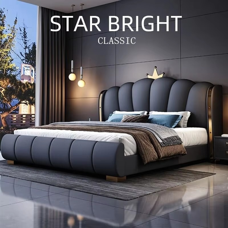 Modern, Lüks Ahşap Yatak Odası - King Size Bed Frame With Storage Drawers incelemesi ve fiyatı