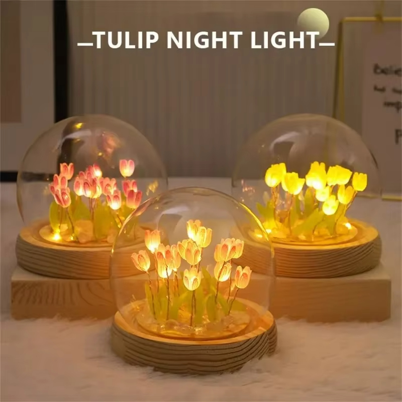 LED DIY El Yapımı Mini Lale Ge - Floating Nightstand With Led Light incelemesi ve fiyatı