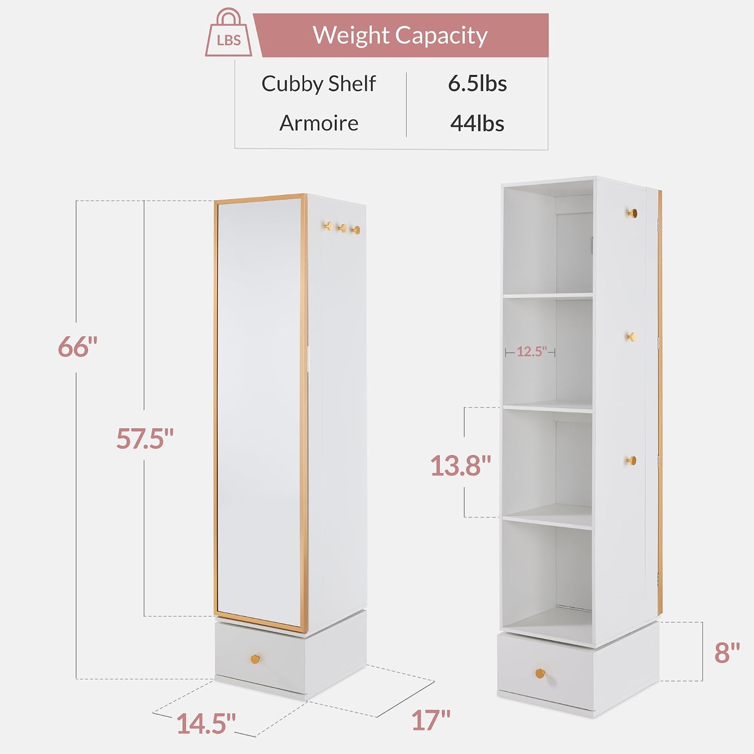 Döner Aynalı ve Saklama Dolapl - Full Length Mirror Jewelry Armoire incelemesi ve fiyatı