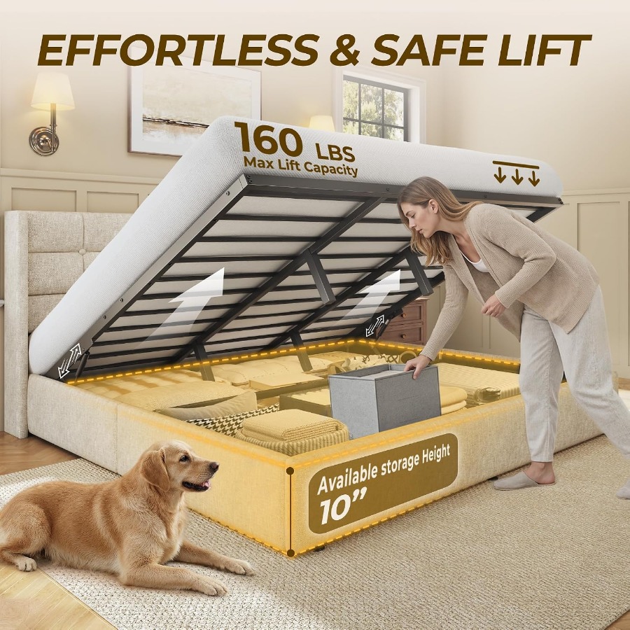 Yüksek Tabanlı, Katlanabilir D - Gas Lift Storage Bed Hydraulic incelemesi ve fiyatı