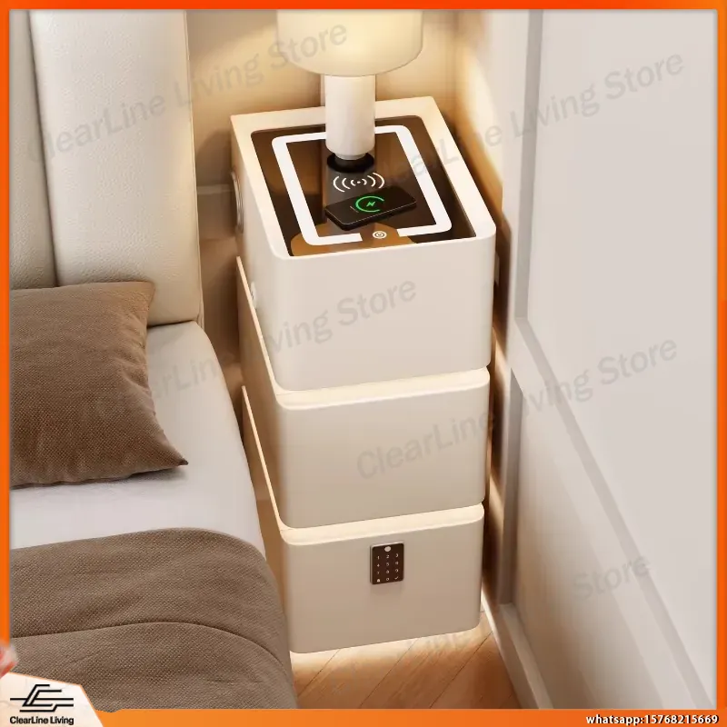 Ultra Dar Yüzer Komodin 3 Katl - Floating Nightstand With Led Light incelemesi ve fiyatı