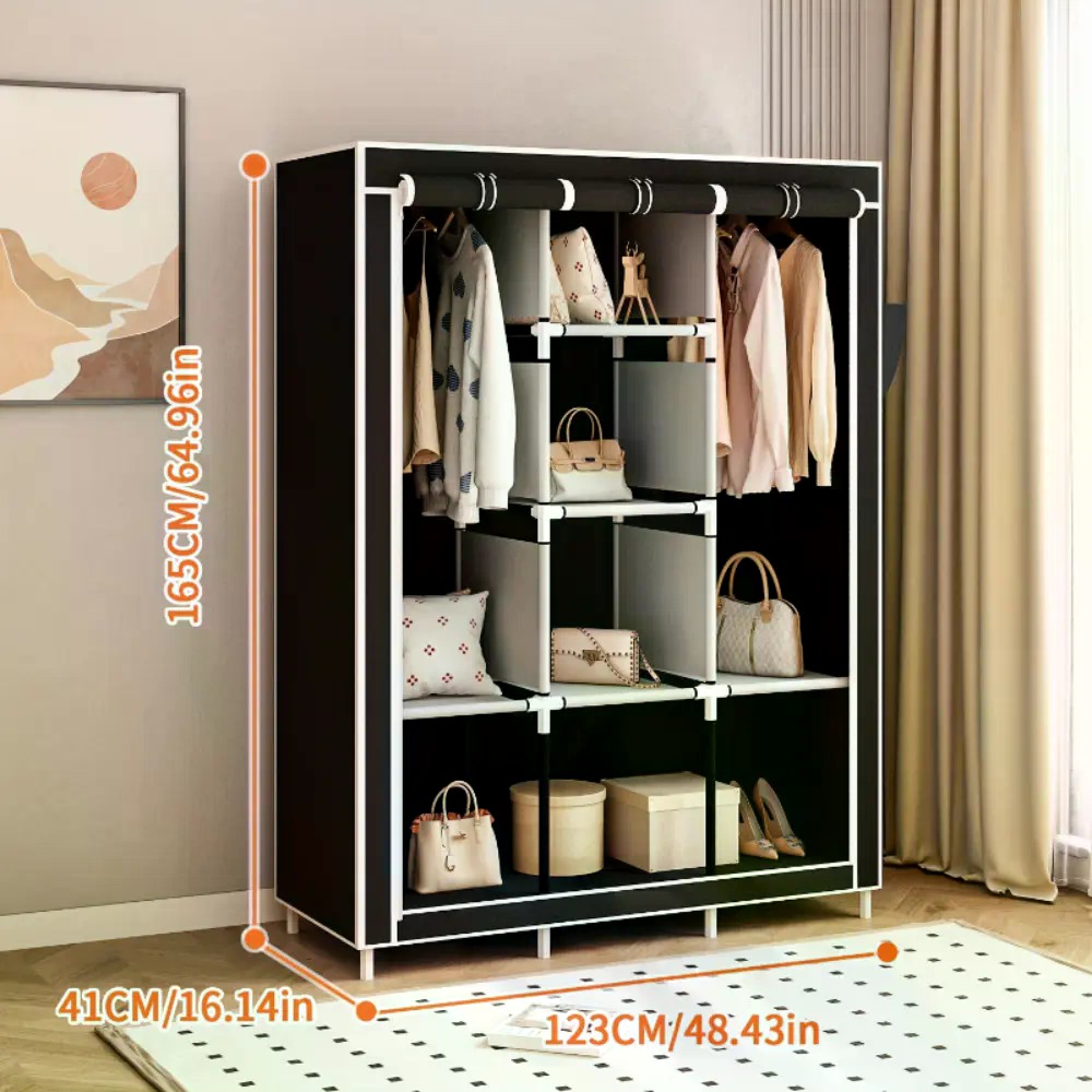 64 inç Taşınabilir Kapalı Doku - Wardrobe Closet Portable Fabric Cover incelemesi ve fiyatı